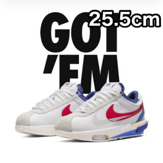 ナイキ(NIKE)のsacai × Nike Zoom Cortez コルテッツ サカイ 25.5(スニーカー)