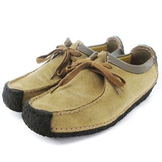 クラークス(Clarks)のクラークス ワラビー シューズ クレープソール ベージュ 4.5 約23.5(ローファー/革靴)