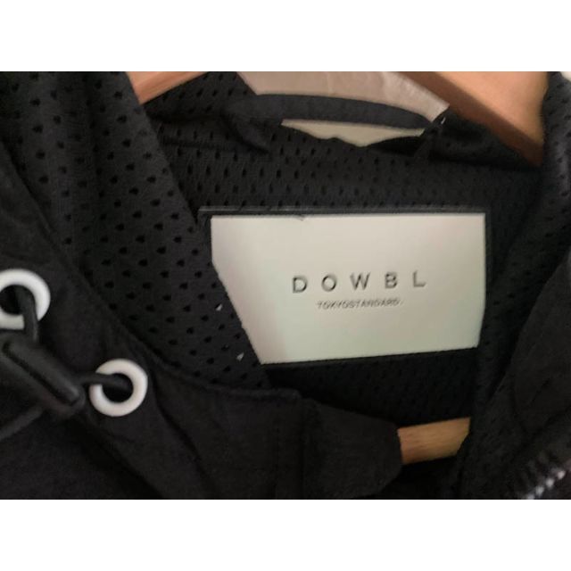 DOWBL(ダブル)のDOWBL　ダブル　ナイロンジャケット　ウインドブレーカー　ブラック　サイズ44 メンズのジャケット/アウター(ナイロンジャケット)の商品写真
