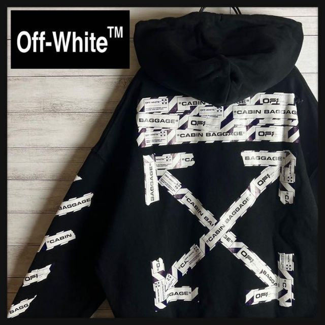 Off-White プリント パーカー