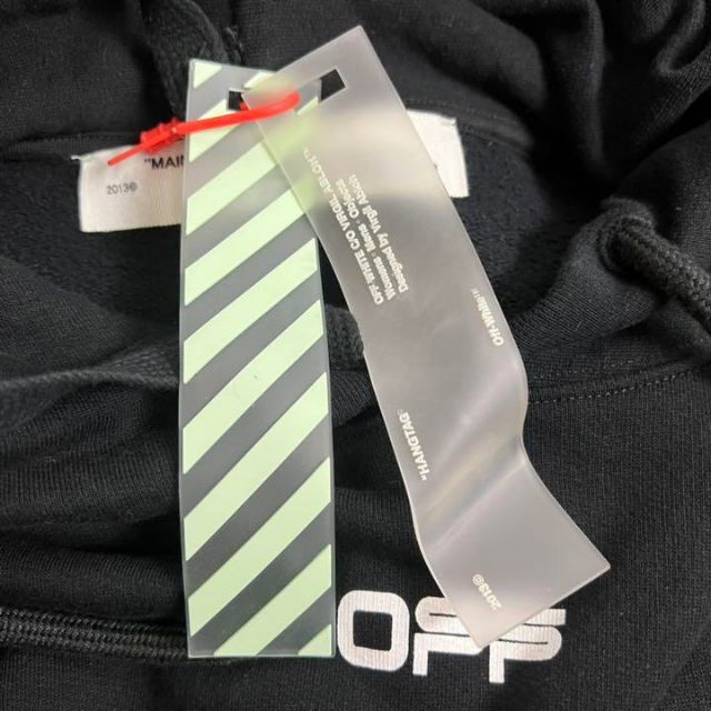 OFF-WHITE - 【即完売モデル】オフホワイト バックプリント パーカー