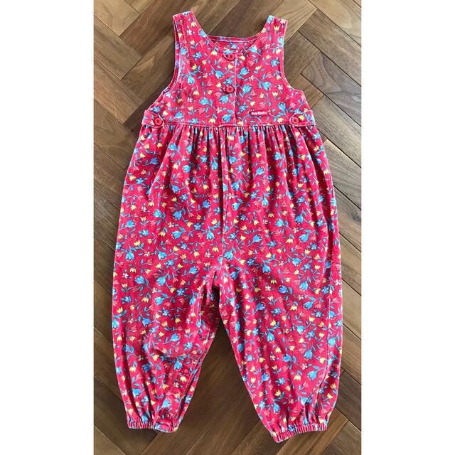 oshkosh 赤チューリップ柄ロンパース　24mキッズ服女の子用(90cm~)