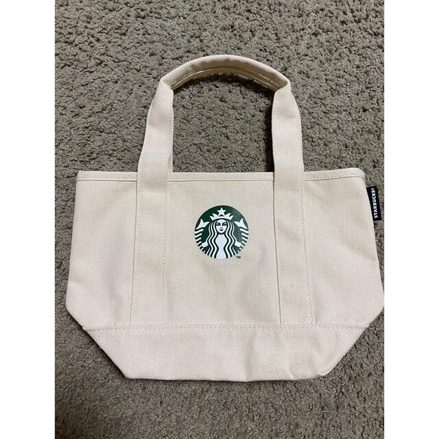 Starbucks Coffee(スターバックスコーヒー)のスタバ　ミニトートバッグ レディースのバッグ(トートバッグ)の商品写真