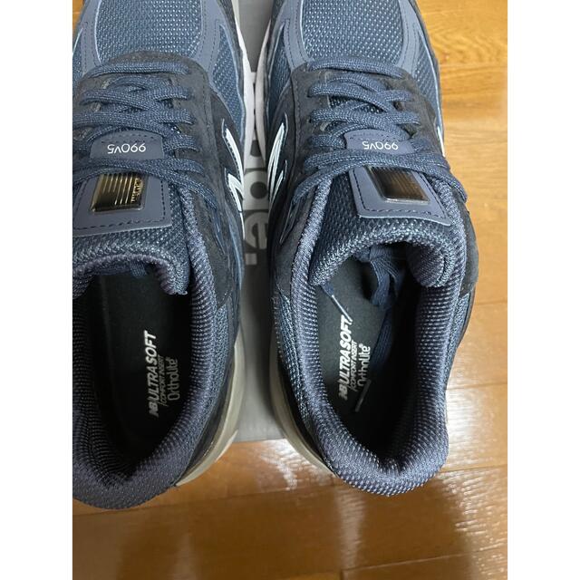 美品 New Balance 990v5 Navy 26cm D