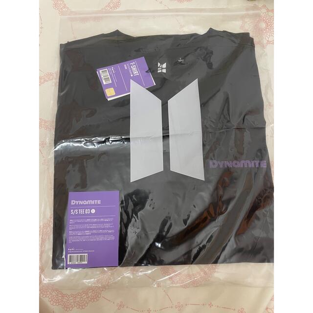 防弾少年団(BTS)(ボウダンショウネンダン)のBTS DYNAMITE Tシャツ 03 Lサイズ 新品未開封 エンタメ/ホビーのタレントグッズ(アイドルグッズ)の商品写真