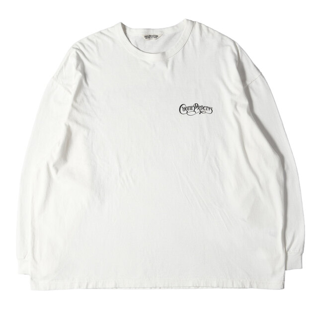 COOTIE COOTIE クーティー Tシャツ ブランドロゴ オーバーサイズ ロングスリーブTシャツ Print Oversized L/S  Tee 20AW ホワイト 白 L トップス カットソー 長袖【メンズ】【中古】の通販 by ブランド古着のBEEGLE by BooBee  ラクマ店｜クーティーならラクマ