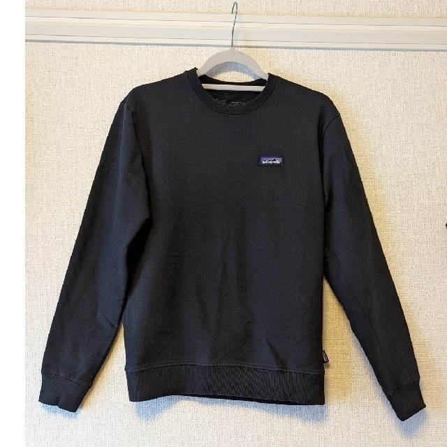 patagonia(パタゴニア)のpatagonia/パタゴニア　スウェット黒　Sサイズ メンズのトップス(スウェット)の商品写真