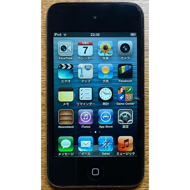 iPod(アイポッド)のiPod touch（アイポッドタッチ）32GB ブラック　MC544J/A スマホ/家電/カメラのオーディオ機器(ポータブルプレーヤー)の商品写真