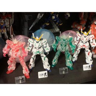 バンダイ(BANDAI)のユニコーンガンダム VerTWC ガチャガチャ　グリーンのみ(模型/プラモデル)