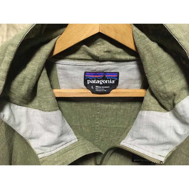 美品 patagonia ヘンプ ジップ フーディ L パーカー 廃番希少品