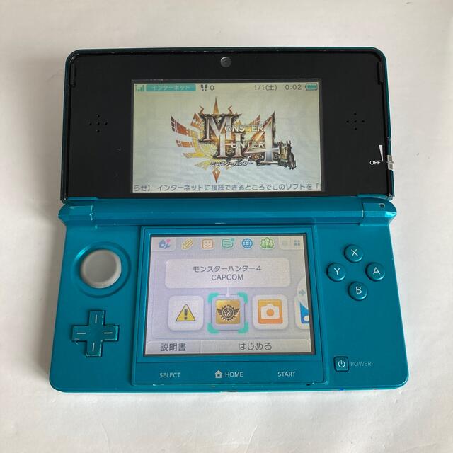 ニンテンドー3DS - 3DS アクアブルー 本体 ジャンクの通販 by てつぽん