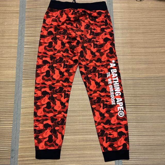 APE BAPE KAWS XO  SHARK PANTS パンツ　CAMO L