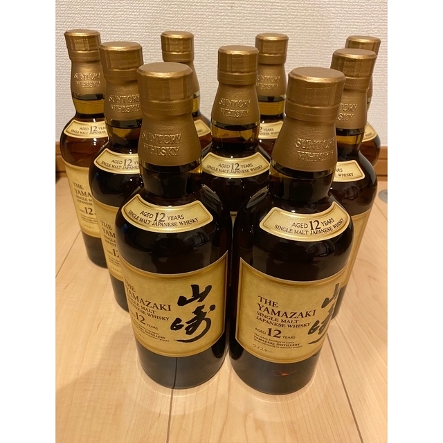 玄関先迄納品 サントリー 9本 山崎12年700ml - ウイスキー ...