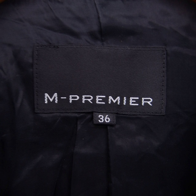 M-premier(エムプルミエ)のエムプルミエ M-Premier ストライブ柄 テーラード ジャケット アウター レディースのジャケット/アウター(その他)の商品写真