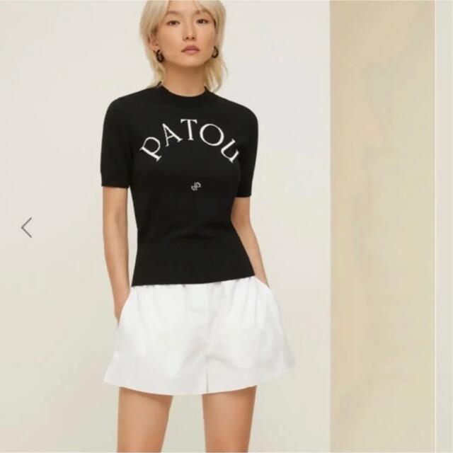 大人気商品♡】patou パトゥ ジャガードニットトップ ブラック | www