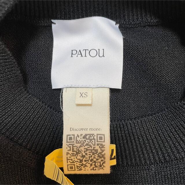 JEAN PATOU(ジャンパトゥ)の【大人気商品♡】patou  パトゥ　ジャガードニットトップ　ブラック レディースのトップス(ニット/セーター)の商品写真