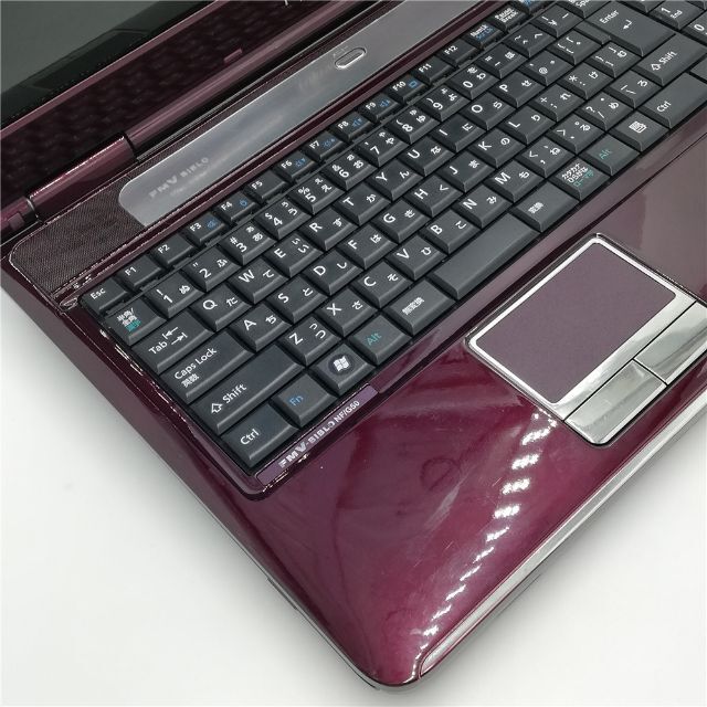 HDD500GB ノートPC 富士通 NF/G50 紫色 4G 無線 Win10 スマホ/家電/カメラのPC/タブレット(ノートPC)の商品写真