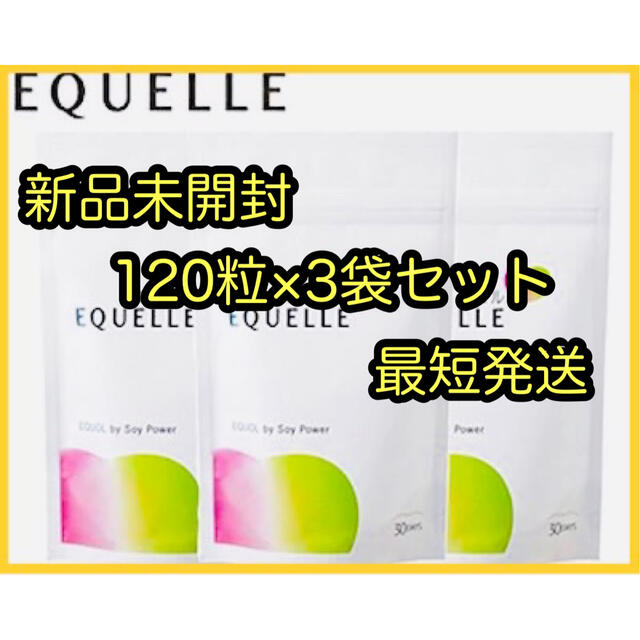 EQUELLE【新品未開封】エクエルパウチ 120粒 3袋セット（エクエル パウチ）