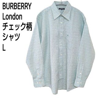 バーバリー(BURBERRY) シャツ(メンズ)（グリーン・カーキ/緑色系）の