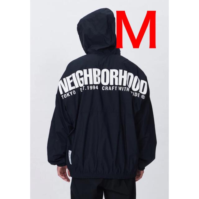 22aw NEIGHBORHOOD ANORAK JK . NY 黒 M - ナイロンジャケット