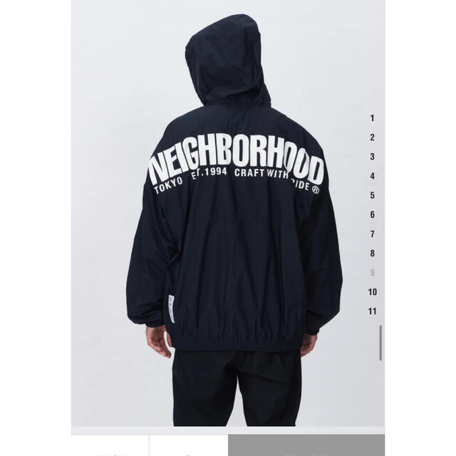 22aw NEIGHBORHOOD ANORAK JK . NY 黒 M