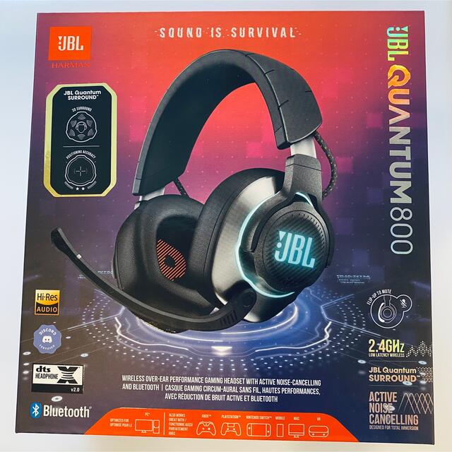 JBL QUANTUM 800 ゲーミングヘッドセット