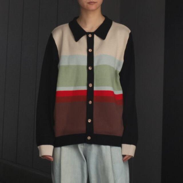 TTT MSW Border Knit Cardigan L トップス カーディガン トップス