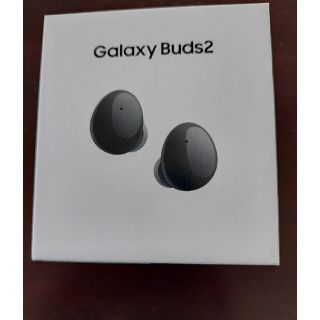 ギャラクシー(Galaxy)の未使用　ワイヤレスイヤホン　GALAXY  BUDS2  黒(ヘッドフォン/イヤフォン)