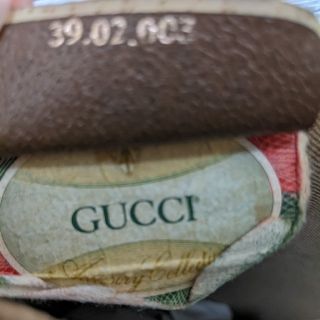 Gucci - GUCCI シェリーライン レザー トートバッグ イタリア製