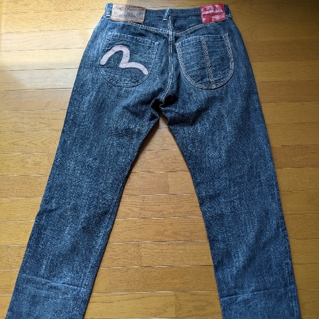 EVISU(エビス)のYAMANE　EVISU　ピンク刺繍　サクラ耳　デニム ジーンズ　36 エヴィス メンズのパンツ(デニム/ジーンズ)の商品写真