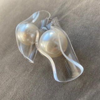 イアパピヨネ(ear PAPILLONNER)の【クリアパール】インポートピアス zara todayful ciaopanic(ピアス)