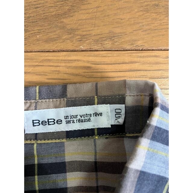 BeBe(ベベ)のBeBe 長袖シャツ　トップス　サイズ100 キッズ/ベビー/マタニティのキッズ服男の子用(90cm~)(ブラウス)の商品写真