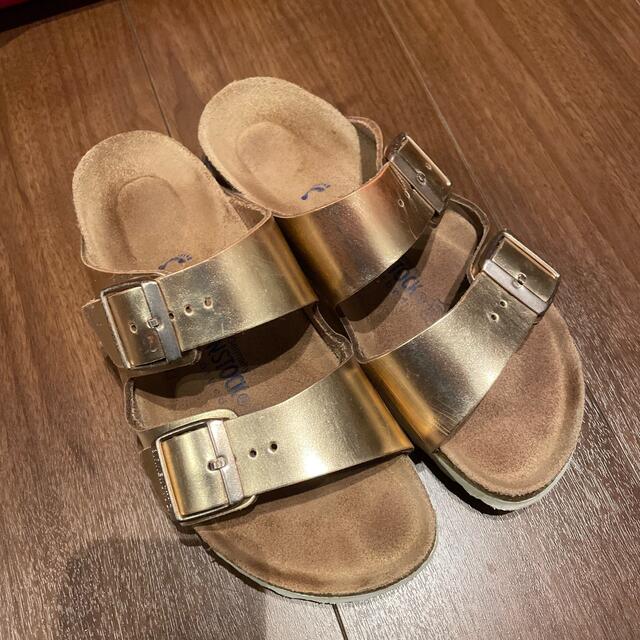 BIRKENSTOCK - ビルケン ピンクゴールド 24cmの通販 by ma