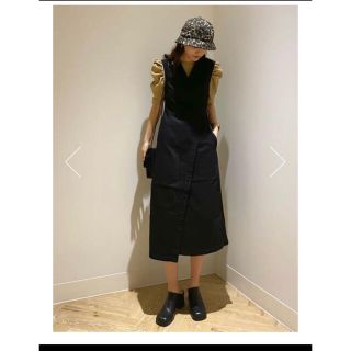 マウジー(moussy)のWAIST BELT DENIM ドレス　moussy(ロングワンピース/マキシワンピース)