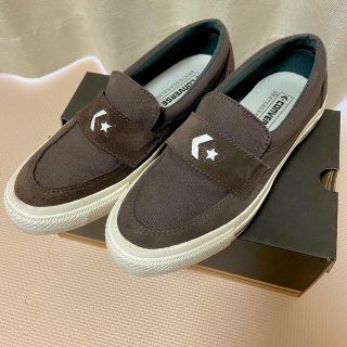 コンバース(CONVERSE)のローファー　スリッポン　ブラウン(ローファー/革靴)