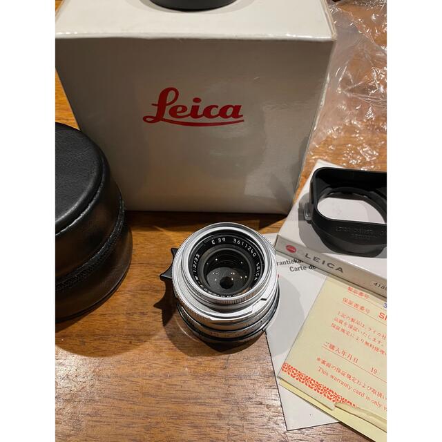 激安超安値 LEICA 美品 7枚玉 Chrome 35mm ステイシー Summicron レンズ(単焦点)