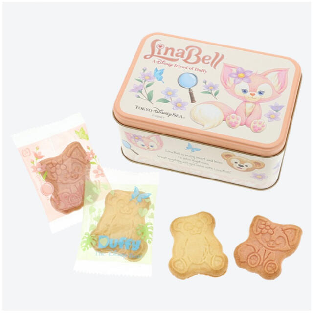 在庫あり/即出荷可】 ディズニー ダッフィー お菓子缶 Duffy and Friends*クッキー缶