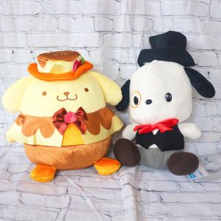 【新品タグ付き・非売品】30㎝ポムポムプリン・ポチャッコぬいぐるみ(ぬいぐるみ)