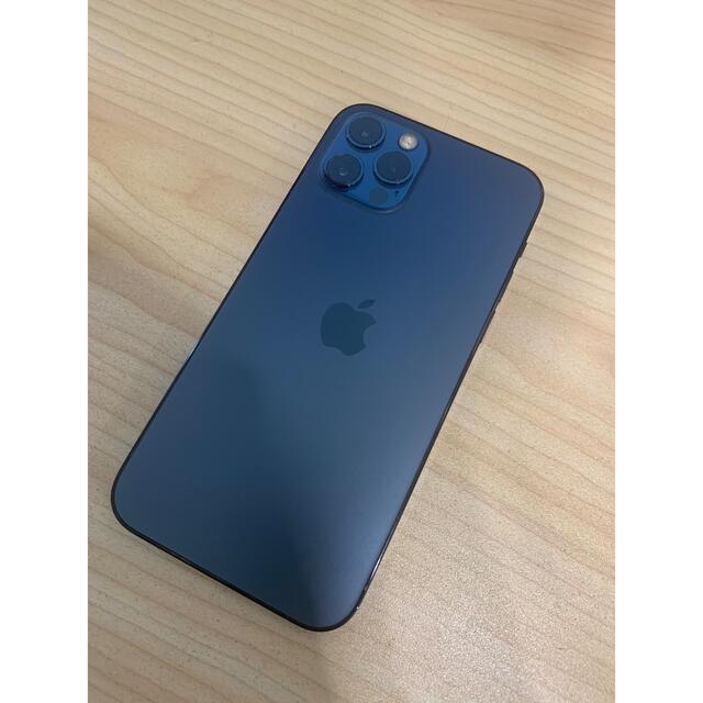 美品】iPhone 12 pro パシフィックブルー 256 GB本体-