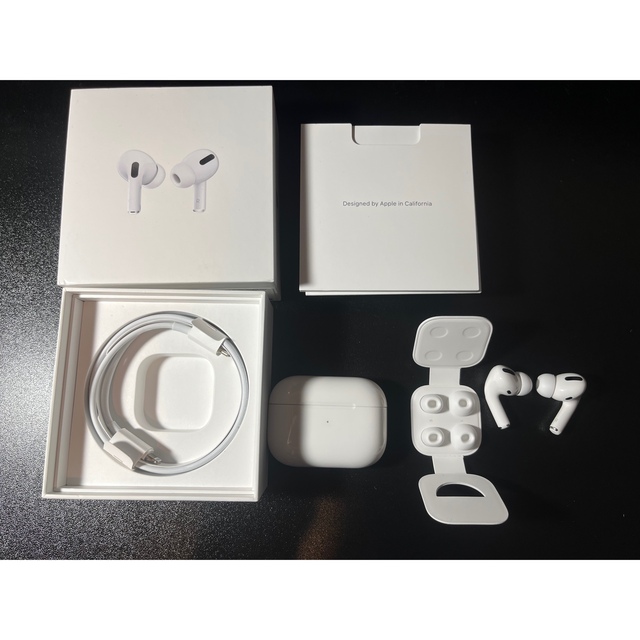 オーディオ機器airpods pro 新品交換品 Apple イヤフォン 未使用