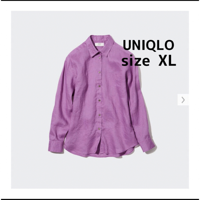 UNIQLO(ユニクロ)のユニクロ　プレミアムリネンシャツ（長袖) レディースのトップス(シャツ/ブラウス(長袖/七分))の商品写真
