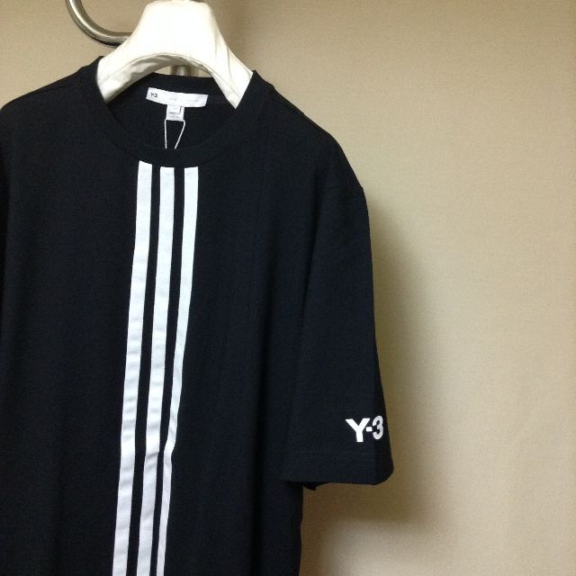 新品 S y-3 22ss センターストライプ Tシャツ 2780