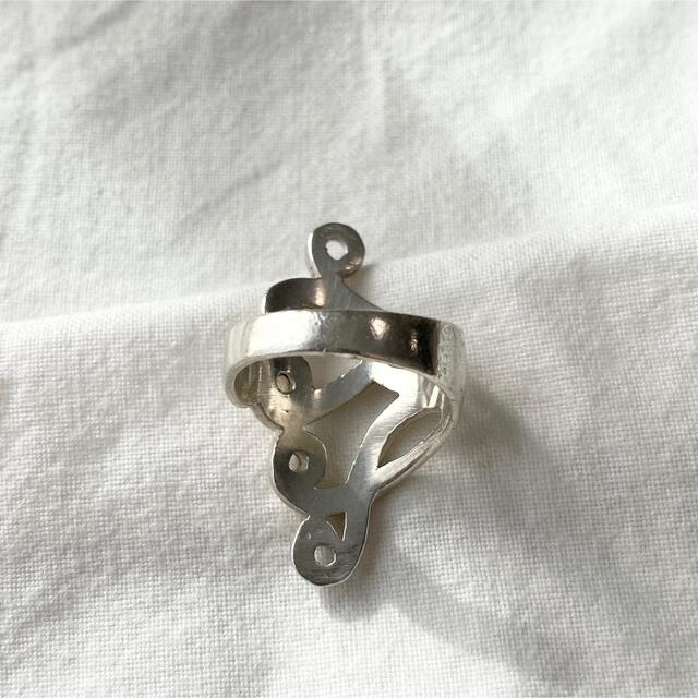 【匿名発送】Vintage Modernist SV925 Ring 5