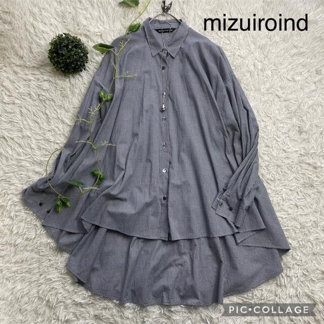 ★専用★  mizuiro ind チェックフレアシャツ