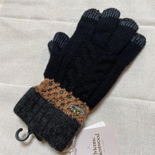 Vivienne Westwood(ヴィヴィアンウエストウッド)のヴィヴィアンウエストウッド 手袋・タッチパネル対応 レディースのファッション小物(手袋)の商品写真