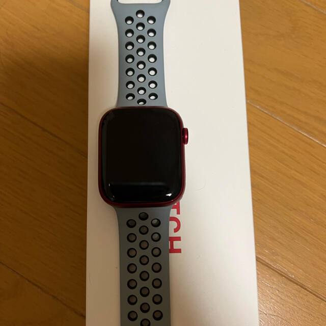 Apple  Watch Series7 レッド 45mm 微傷あり 値段交渉可アップル