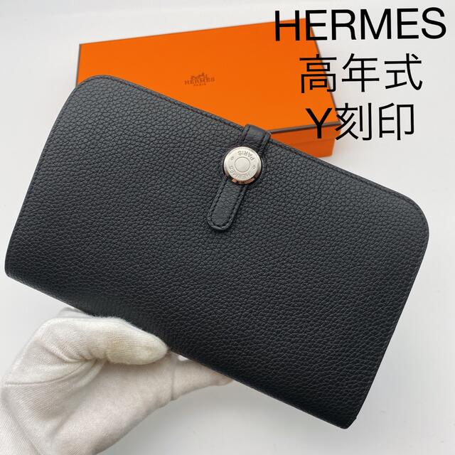 交換無料! Hermes - 新品同様 エルメス ドゴンGM S金具 トゴ ブラック