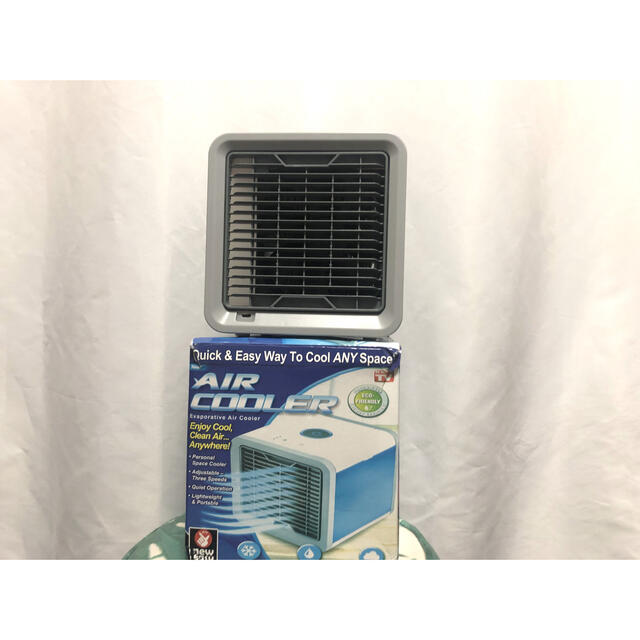 卓上クーラー USB駆動 AIR COOLER 新品保管 スマホ/家電/カメラの冷暖房/空調(扇風機)の商品写真