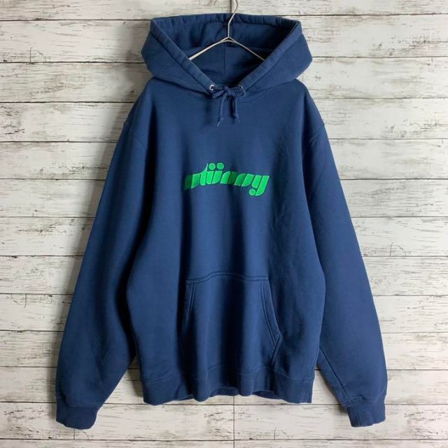 ために╂ STUSSY - ステューシー パーカー センター刺繍ロゴ 希少