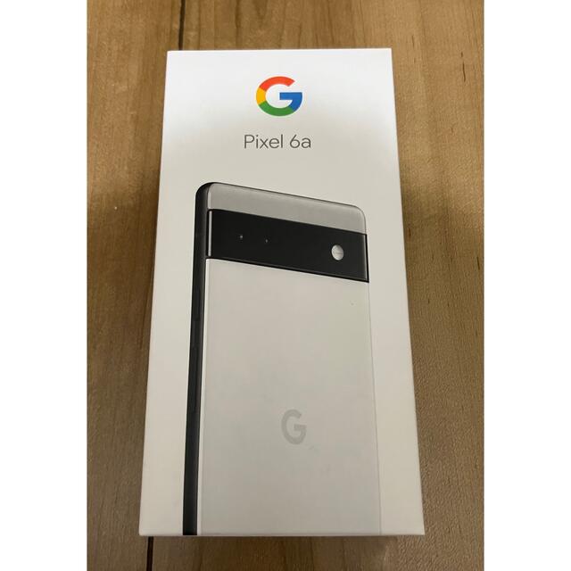 【新品未使用】Google Pixel 6a Chalk ホワイト simフリースマートフォン本体